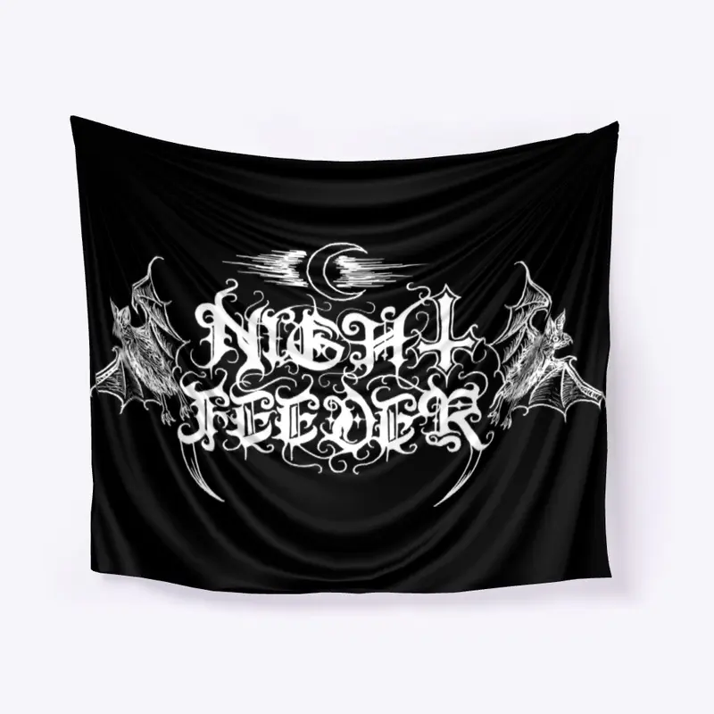 Night Feeder Logo Wall Tapestry